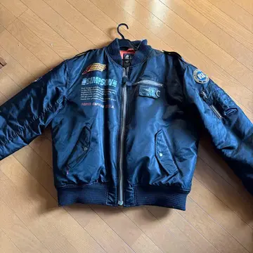 SIMSPON MA-1 자켓 3L 블랙