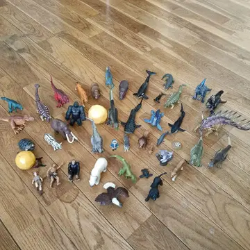 공룡 동물 피규어 세트 아니아, 슐라이히 2개, 브랜드 없음 2개