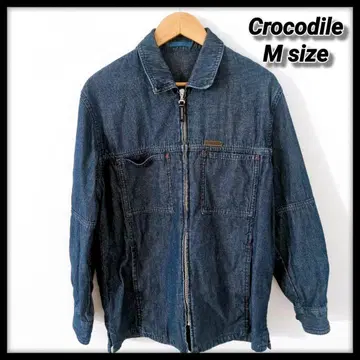 크로커다일 데님 자켓 빈티지 M-L
