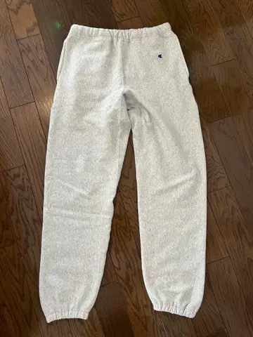 챔피온 라이트 그레이 스웨트 팬츠 S