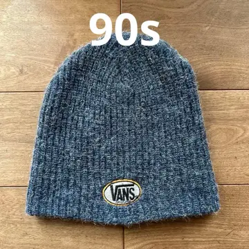 90s 00s 반스 비니 니트 모자 니트 캡 파랑