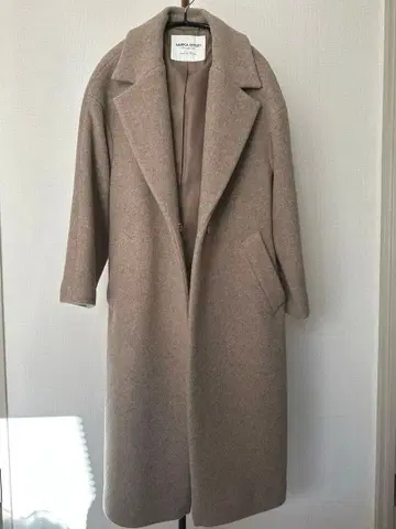 FABRICA TESSUTI 베이지 체스터 롱 코트 M