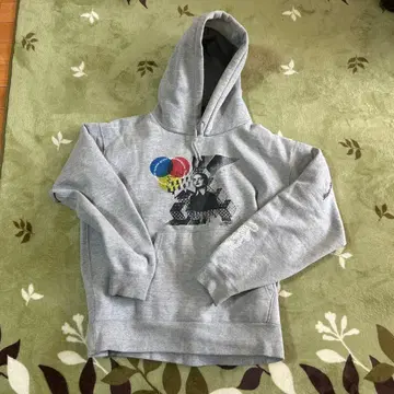 CROSS STITCH 그레이 후드티