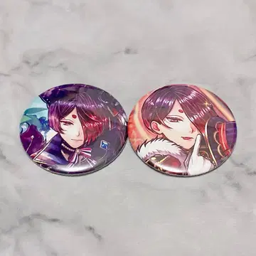 유우한 악마 고양이 캔뱃지 배틀 캔 원더랜드 크리스마스 서커스 세트