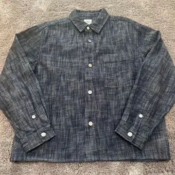 ZARA 데님 셔츠 자켓 인디고