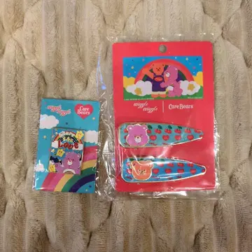 케어베어 위글위글 헤어 클립 덤 포함