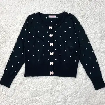 y2k 공주 갸루 헤이세이 투라라 TRALALA 가디건 하트 리본