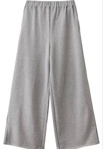 [ 현행 미사용품 ] ebure 클리어 쭈리 맨투맨 와이드 팬츠