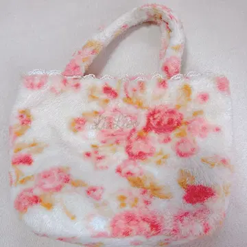 리즈리사 퍼백 퍼백 복슬복슬 백 리즈리사 플라워 꽃