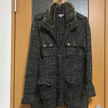 퍼 니트 가디건