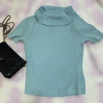 M's 그레이시 오프숄더 반팔 니트 상의 미사용 새상품 일본제