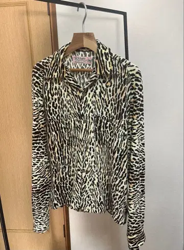 SUN/KAKKE 산캇케 레오파드 오픈 카라 [컨디션 최상]