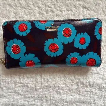 케이트 스페이드 꽃무늬 장지갑