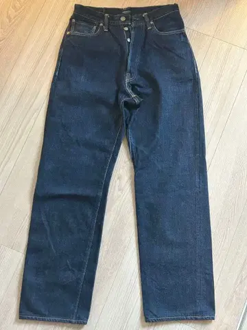 LENO 다크 네이비 스트레이트 데님