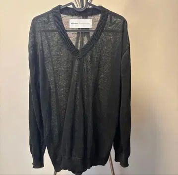 walenode 헴프 V넥 니트