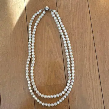 진주 2단 목걸이