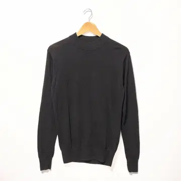 무인양품 목의 까슬거림을 줄인 천축 편직 하이넥 스웨터 남성용 L