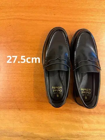 옥스포드 & 더비 블랙 로퍼 27.5cm 얼룩, 흠집 없음