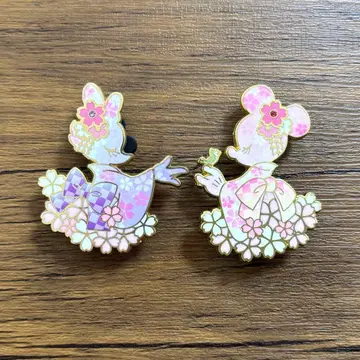 디즈니 핀 배지 [미니 데이지] 2개 세트