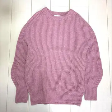 Plage de marine 핑크 니트 스웨터