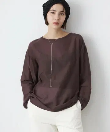 윔 가젯 실크 클론 오버 블라우스