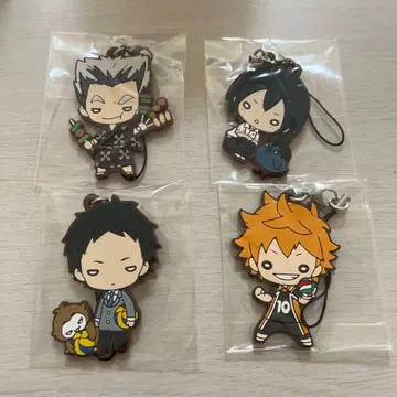 하이큐!! 스트랩 4개 세트 니토탄