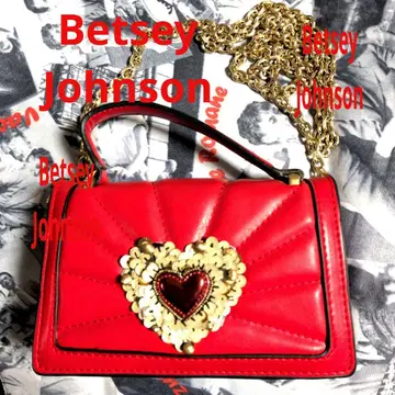 Betsey Johnson y2k 하트 모티브 체인 숄더백