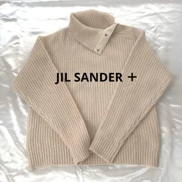 질샌더 터틀넥 풀오버/울/아이보리