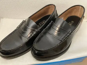 HARUTA 4603 블랙 로퍼 23.0 천연 가죽