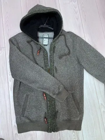 BILLABONG 후드 달린 더플 코트 M 그레이