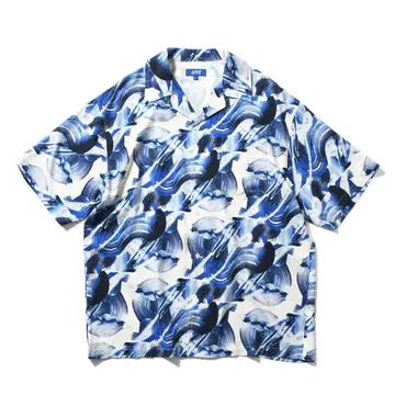 라파예트 알로하 셔츠 화이트/블루