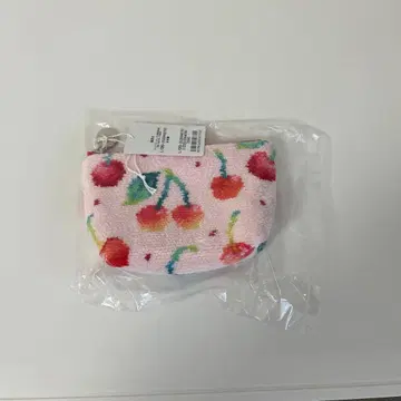 러브러리 바이 페이 페이 체리 도트 보트형 파우치 S 페일 핑크