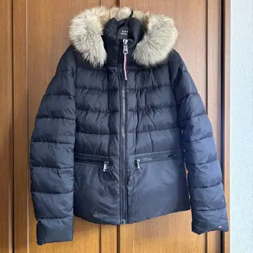 타미힐피거 다운 자켓 S 사이즈 블랙 여성용