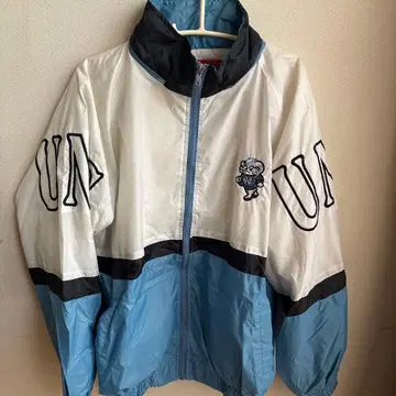 구제 의류 tank 나일론 자켓 L 사이즈 화이트/파랑/블랙