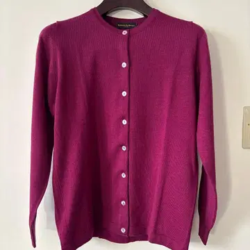 영국제 새상품 가디건 다크 핑크 L 사이즈