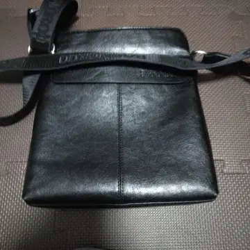 BARNOROO 블랙 가죽 숄더백