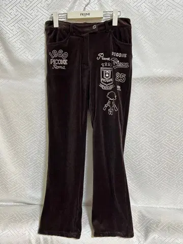 PICONE 다크 브라운 플레어 팬츠