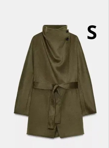 ZARA 자라 울 블렌드 하이넥 코트 완판템 새상품, 미사용