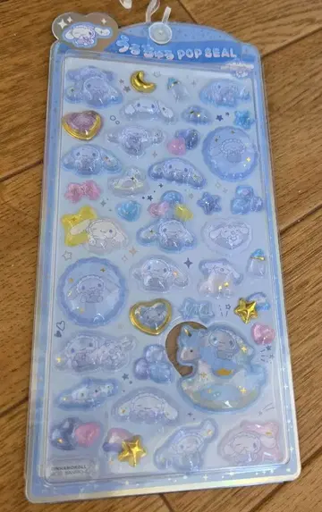 정품 산리오 우루츄루 팝씰 시나모롤 시나몬