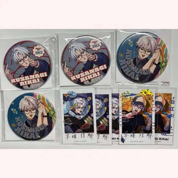 카리스마 쿠사나기 리카이 캔뱃지 폴라로이드 건보 피자파 사비라