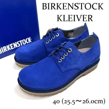 새상품 버켄스탁 KLEIVER 클레이버 스웨이드 가죽 파랑 40
