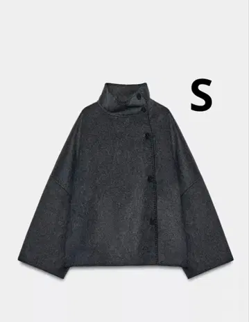 ZARA 울 블렌드 크롭 코트 ZW COLLECTION 새상품, 미사용