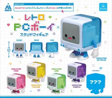 레트로 PC 보이 스탠드 피규어 6종 컴플리트 세트 MUUKTOY
