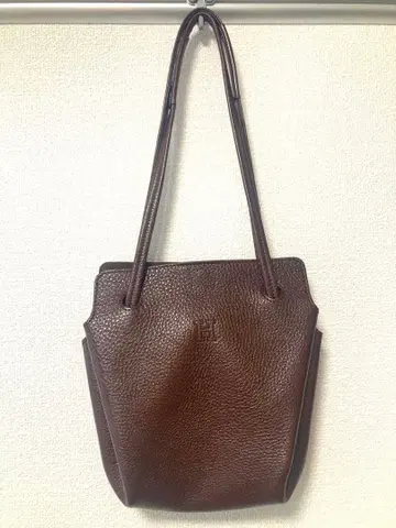 [ 새상품급 ] HIROFU 다크 브라운 아코디언 백