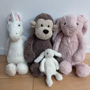제리캣 봉제 인형 세트 유니콘 원숭이 토끼