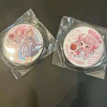 히메히나 HIMEHINA 라운드원 콜라보 마그넷 2점