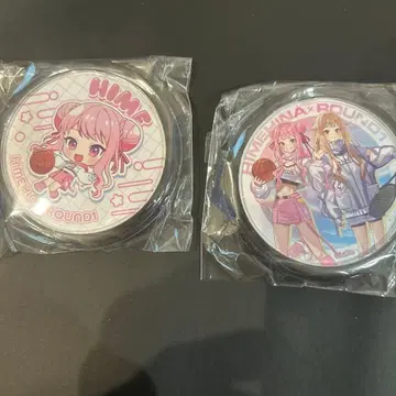 히메히나 HIMEHINA 라운드원 콜라보 마그넷 2점 2
