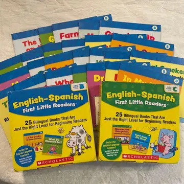영어 스페인어 이중 언어 그림책 2상자 50권