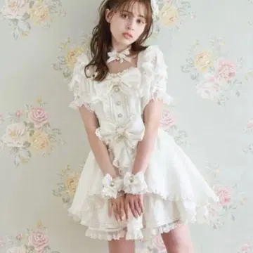 Lizlisa 프론트 카슈쿨 BIG 리본 셋업