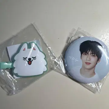 TXT 수빈 용몽 헤어 클립 캔 배지 캡슐 토이